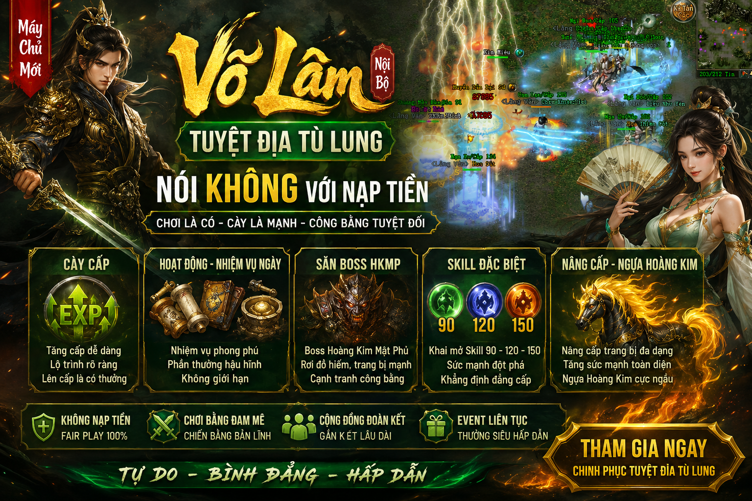 Võ Lâm Nội Bộ - Tuyệt Địa Tù Lung